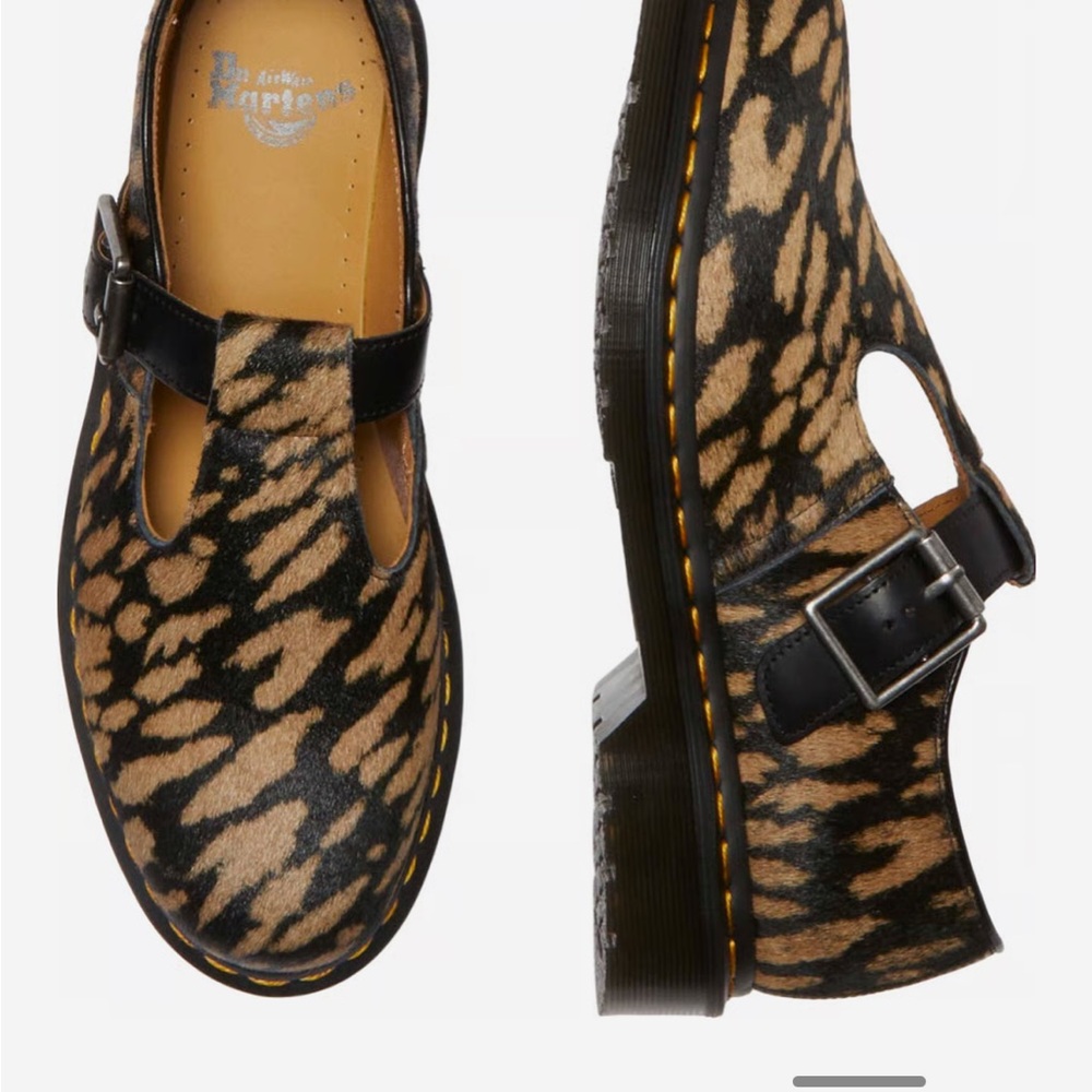 Dr. Martens abstract Print Mary Jane Shoes